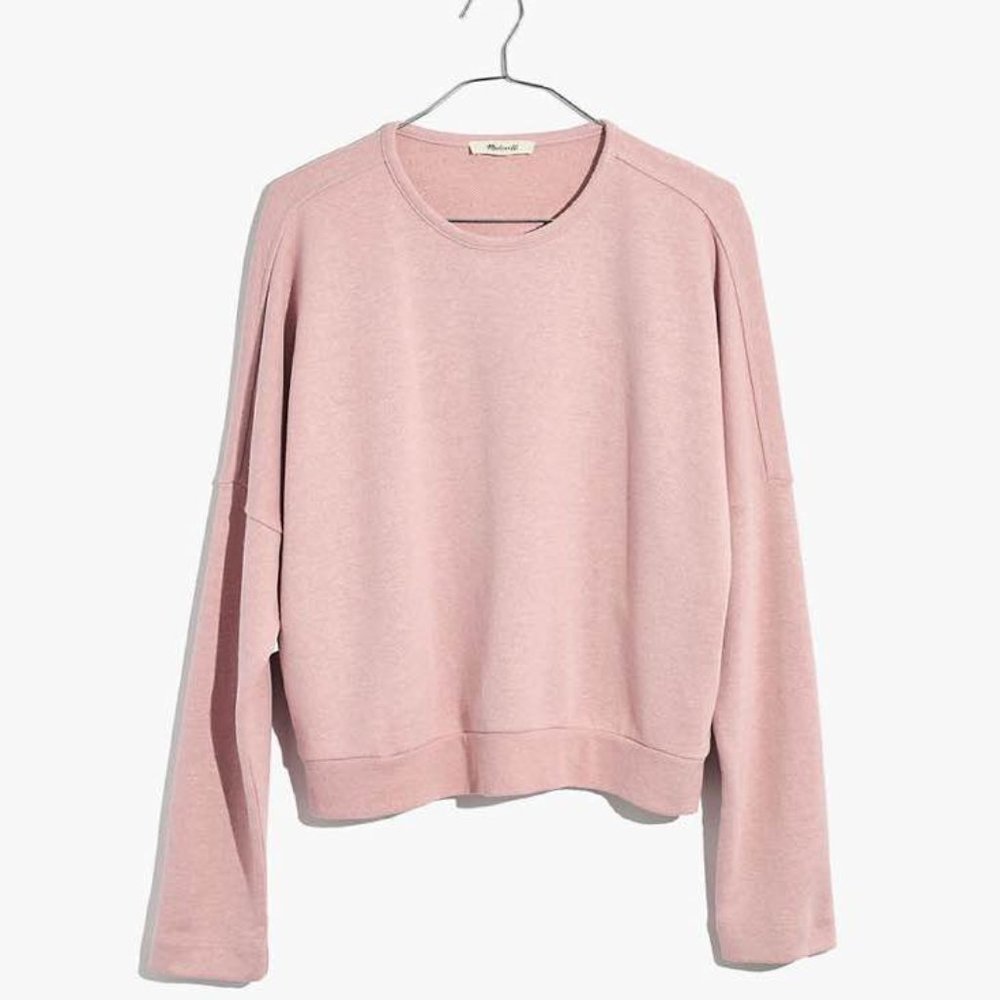 madewell hemp boxy sweatshirt